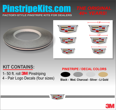 Cadillac SRX, STS, XTS, XT5, ST4, ATS, CTS, Escalade, vinyl pinstripe vinyl emblem stripe logo decal graphic emblem logo vinyl decal pinstripe graphic sticker stripe