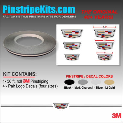 Cadillac SRX, STS, XTS, XT5, ST4, ATS, CTS, Escalade, vinyl pinstripe vinyl emblem stripe logo decal graphic emblem logo vinyl decal pinstripe graphic sticker stripe