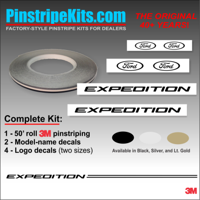Ford focus explorer f150 expedition taurus escape fusion vinyl pinstripe emblem stripe logo decal graphic