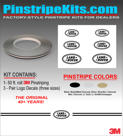 Land Rover Vinyl Logo Emblem Decal Pinstripe