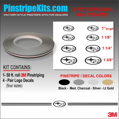 Subaru Legacy, WRX, Impreza, Ascent, Outback Forester, Crosstrek ,auto,car,vehicle,vinyl, pinstripe,pinstripes,stripes,small,logo,logos,small,decal,decals,emblem,emblems,graphic,graphics