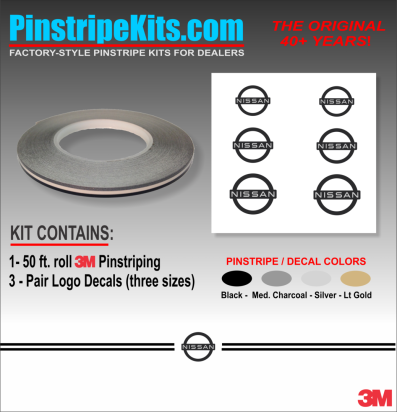 Nissan Altima Maxima Versa Xterra Pathfinder Titan versa Frontier Rogue Pathfinder Murano vinyl pinstripe emblem stripe logo decal graphic