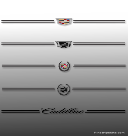 Cadillac SRX, STS, XTS, XT5, ST4, ATS, CTS, Escalade, vinyl pinstripe vinyl emblem stripe logo decal graphic emblem logo vinyl decal pinstripe graphic sticker stripe