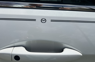 Mazda CX-9, Mazda CX-5, Mazda CX-3, Mazda6 Mazda3 Mazda2 Mazda5 vinyl pinstripe emblem stripe logo decal graphic
