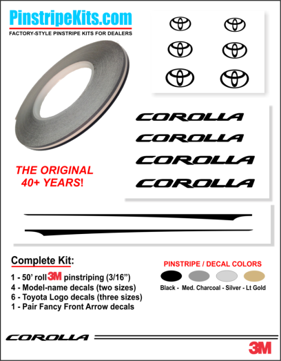 Toyota,auto,car,vehicle,vinyl,sticker,stickers,pinstripe,pinstripes,stripes,small,logo,logos,small,decal,decals,emblem,emblems,graphic,graphicsToyota Camry Corolla Rav4 Tundra Tacoma 4Runnner Highland