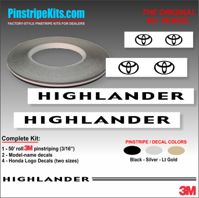 Toyota,auto,car,vehicle,vinyl,sticker,stickers,pinstripe,pinstripes,stripes,small,logo,logos,small,decal,decals,emblem,emblems,graphic,graphicsToyota Camry Corolla Rav4 Tundra Tacoma 4Runnner Highland