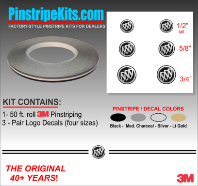 Buick Regal LaCrosse Envision Encore Enclave vinyl pinstripe emblem stripe logo decal graphic emblem logo vinyl decal pinstripe graphic sticker stripe