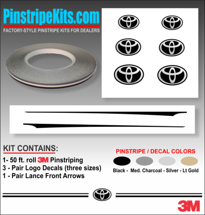 Toyota,auto,car,vehicle,vinyl,sticker,stickers,pinstripe,pinstripes,stripes,small,logo,logos,small,decal,decals,emblem,emblems,graphic,graphicsToyota Camry Corolla Rav4 Tundra Tacoma 4Runnner Highland