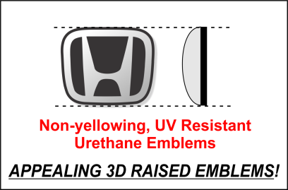 Honda CR-V CRV Accord Civic Ridgeline Odyssey HR-V Passport Pilot vinyl  logo emblem decal pinstripe kit