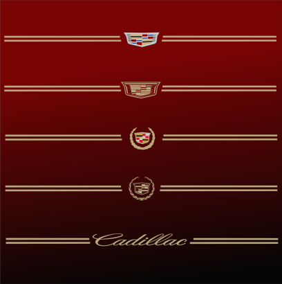 Cadillac SRX, STS, XTS, XT5, ST4, ATS, CTS, Escalade, vinyl pinstripe vinyl emblem stripe logo decal graphic emblem logo vinyl decal pinstripe graphic sticker stripe
