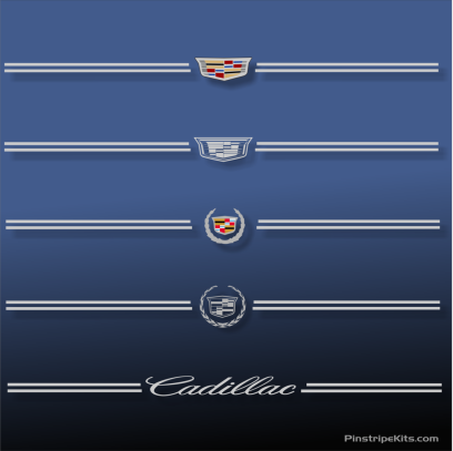 Cadillac SRX, STS, XTS, XT5, ST4, ATS, CTS, Escalade, vinyl pinstripe vinyl emblem stripe logo decal graphic emblem logo vinyl decal pinstripe graphic sticker stripe