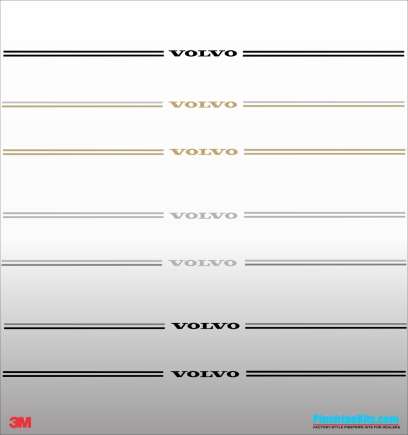 Insert an image caption here. Volvo Vinyl Name & Logo Decal Pinstripe Stripe Kit Insert an alternative text here.