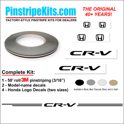 Honda Pilot Accord Civic CRV CR-V Odyssey Pilot Ridgeline Fit HRV HR-V Crosstour vinyl pinstripe emblem logo decal graphic stripe sticker kit