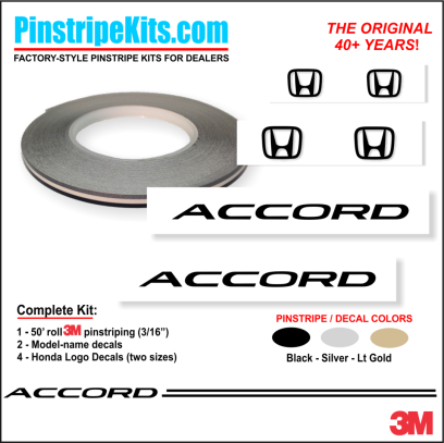 Honda Pilot Accord Civic CRV CR-V Odyssey Pilot Ridgeline Fit HRV HR-V Crosstour vinyl pinstripe emblem logo decal graphic stripe sticker kit