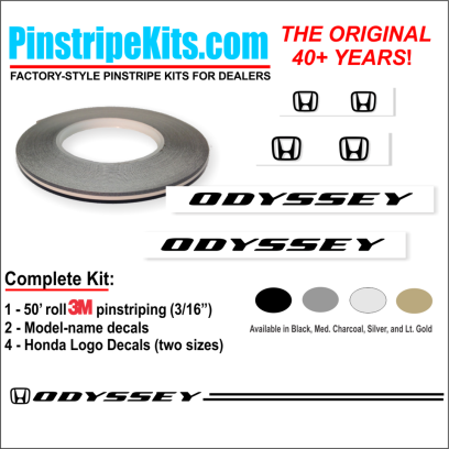 Honda Pilot Accord Civic CRV CR-V Odyssey Pilot Ridgeline Fit HRV HR-V Crosstour vinyl pinstripe emblem logo decal graphic stripe sticker kit