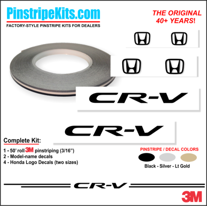 Honda Pilot Accord Civic CRV CR-V Odyssey Pilot Ridgeline Fit HRV HR-V Crosstour vinyl pinstripe emblem logo decal graphic stripe sticker kit