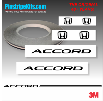 Honda Pilot Accord Civic CRV CR-V Odyssey Pilot Ridgeline Fit HRV HR-V Crosstour vinyl pinstripe emblem logo decal graphic stripe sticker kit