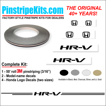 Honda Pilot Accord Civic CRV CR-V Odyssey Pilot Ridgeline Fit HRV HR-V Crosstour vinyl pinstripe emblem logo decal graphic stripe sticker kit