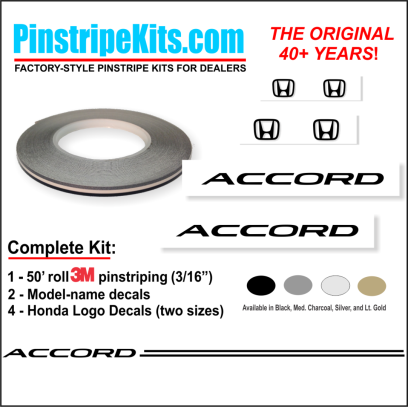 Honda Pilot Accord Civic CRV CR-V Odyssey Pilot Ridgeline Fit HRV HR-V Crosstour vinyl pinstripe emblem logo decal graphic stripe sticker kit