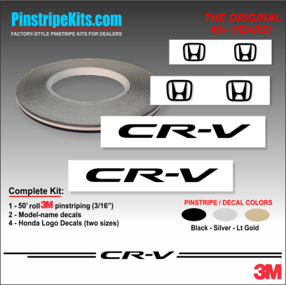 Honda Pilot Accord Civic CRV CR-V Odyssey Pilot Ridgeline Fit HRV HR-V Crosstour vinyl pinstripe emblem logo decal graphic stripe sticker kit