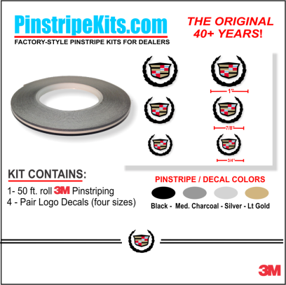Cadillac SRX, STS, XTS, XT5, ST4, ATS, CTS, Escalade, vinyl pinstripe vinyl emblem stripe logo decal graphic emblem logo vinyl decal pinstripe graphic sticker stripe