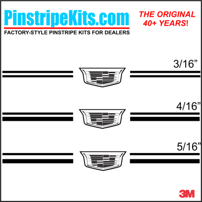 Cadillac SRX, STS, XTS, XT5, ST4, ATS, CTS, Escalade, vinyl pinstripe vinyl emblem stripe logo decal graphic emblem logo vinyl decal pinstripe graphic sticker stripe