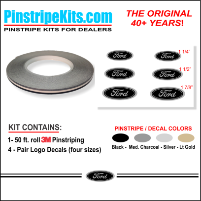 Ford focus explorer f150 expedition taurus escape fusion vinyl pinstripe emblem stripe logo decal graphic