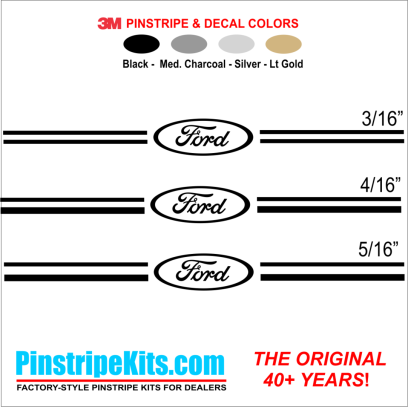 Ford focus explorer f150 expedition taurus escape fusion vinyl pinstripe emblem stripe logo decal graphic