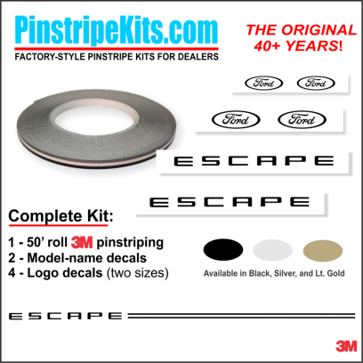 Ford focus explorer f150 expedition taurus escape fusion vinyl pinstripe emblem stripe logo decal graphic