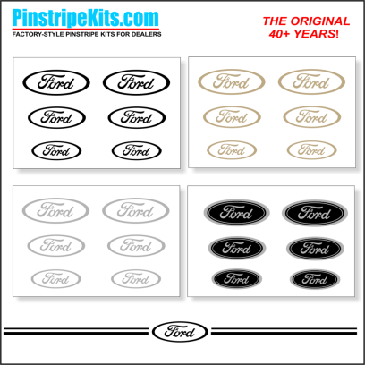 Ford focus explorer f150 expedition taurus escape fusion vinyl pinstripe emblem stripe logo decal graphic