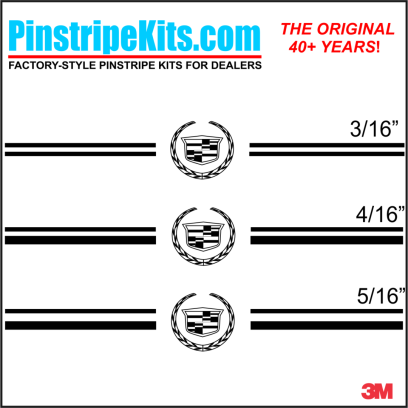 Cadillac SRX, STS, XTS, XT5, ST4, ATS, CTS, Escalade, vinyl pinstripe vinyl emblem stripe logo decal graphic emblem logo vinyl decal pinstripe graphic sticker stripe