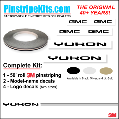 GMC Terrain Sierra acadia terrain yukon envoy vinyl pinstripe emblem stripe logo decal graphic