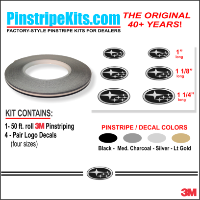 Subaru Legacy, WRX, Impreza, Ascent, Outback Forester, Crosstrek ,auto,car,vehicle,vinyl, pinstripe,pinstripes,stripes,small,logo,logos,small,decal,decals,emblem,emblems,graphic,graphics