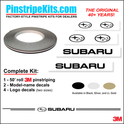 Subaru Legacy, WRX, Impreza, Ascent, Outback Forester, Crosstrek ,auto,car,vehicle,vinyl, pinstripe,pinstripes,stripes,small,logo,logos,small,decal,decals,emblem,emblems,graphic,graphics