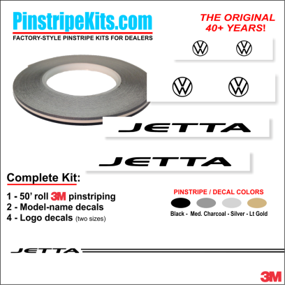VW Volkswagon Jetta Passat Beetle vinyl pinstripe emblem stripe logo decal graphic