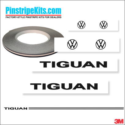 VW Volkswagon Jetta Passat Beetle vinyl pinstripe emblem stripe logo decal graphic