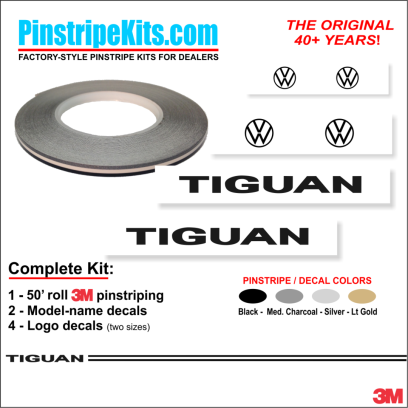 VW Volkswagon Jetta Passat Beetle vinyl pinstripe emblem stripe logo decal graphic