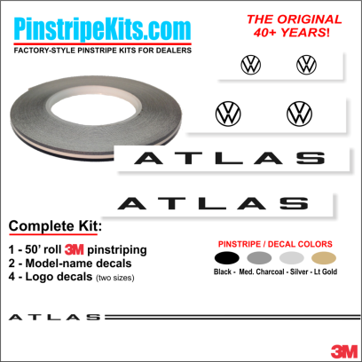 VW Volkswagon Jetta Passat Beetle vinyl pinstripe emblem stripe logo decal graphic