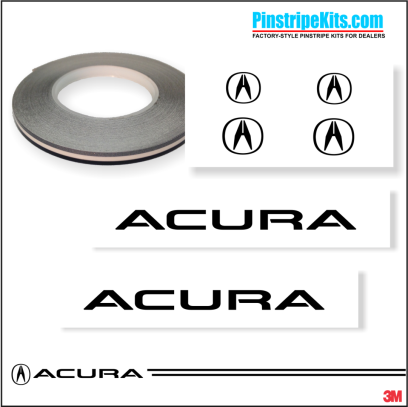 Acura MDX RDX TLX vinyl pinstripe for car truck decal emblem stripe logo decal graphic emblem logo vinyl decal pinstripe graphic sticker stripe