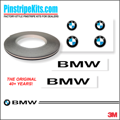 BMW 1 series, 2 series, 3 series, 4 series, 5 series, 6 series, vinyl pinstripe emblem stripe logo decal graphic emblem logo vinyl decal pinstripe graphic sticker stripe