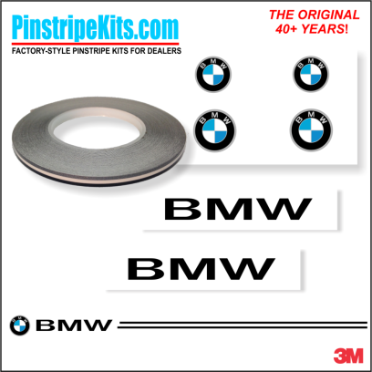 BMW 1 series, 2 series, 3 series, 4 series, 5 series, 6 series, vinyl pinstripe emblem stripe logo decal graphic emblem logo vinyl decal pinstripe graphic sticker stripe