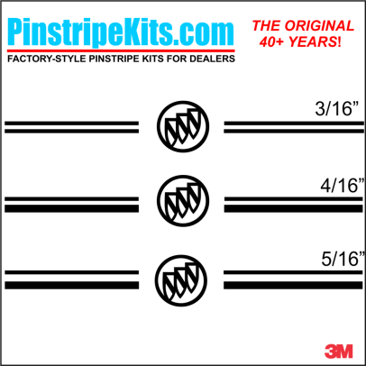 Buick Regal LaCrosse Envision Encore Enclave vinyl pinstripe emblem stripe logo decal graphic emblem logo vinyl decal pinstripe graphic sticker stripe