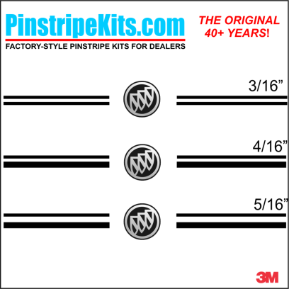 Buick Regal LaCrosse Envision Encore Enclave vinyl pinstripe emblem stripe logo decal graphic emblem logo vinyl decal pinstripe graphic sticker stripe