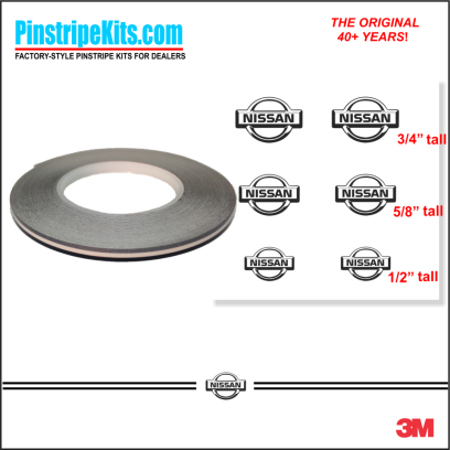 Nissan Altima Maxima Versa Xterra Pathfinder Titan versa Frontier Rogue Pathfinder Murano vinyl pinstripe emblem stripe logo decal graphic