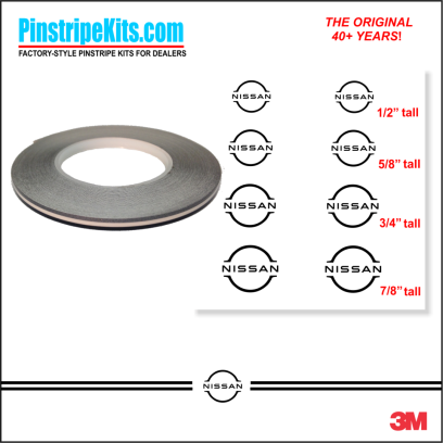 Nissan Altima Maxima Versa Xterra Pathfinder Titan versa Frontier Rogue Pathfinder Murano vinyl pinstripe emblem stripe logo decal graphic