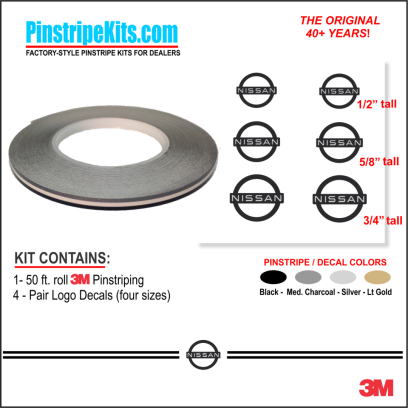 Nissan Altima Maxima Versa Xterra Pathfinder Titan versa Frontier Rogue Pathfinder Murano vinyl pinstripe emblem stripe logo decal graphic