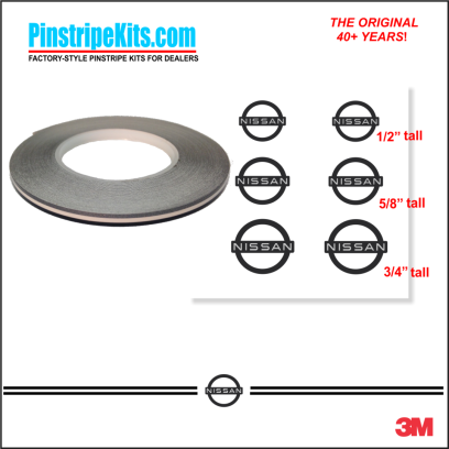 Nissan Altima Maxima Versa Xterra Pathfinder Titan versa Frontier Rogue Pathfinder Murano vinyl pinstripe emblem stripe logo decal graphic
