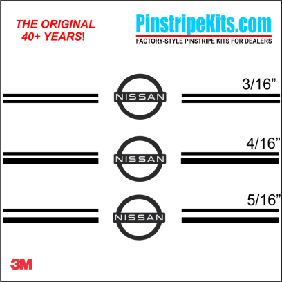 Nissan Altima Maxima Versa Xterra Pathfinder Titan versa Frontier Rogue Pathfinder Murano vinyl pinstripe emblem stripe logo decal graphic