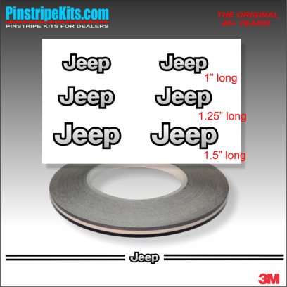 Jeep Grand Cherokee Compass Liberty Patriot vinyl pinstripe emblem stripe logo decal graphicvinyl pinstripe emblem stripe logo decal graphic