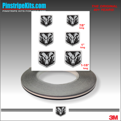 ram truck HEMI turbo diesel off road 1500 2500 3500 vinyl pinstripe emblem stripe logo decal graphic emblem logo vinyl decal pinstripe graphic sticker stripe